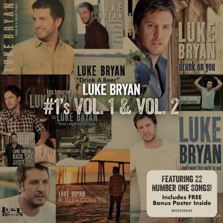 Luke Bryan: #1's volume 1 and 2 (cd)